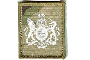 CL Distribution Ivory on Multicam/MTP Hook (Sticky) Backed Rank Badge/Patch - WO1 RSM