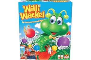 GOLIATH TOYS Goliath - Willi Wackel, Brettspiele ab 4 Jahren, Gesellschaftsspiele für 2 bis 4 Kinder, Kinderspiel und Geschenk für Junge und Mädchen, Spielzeug Geschenkideen, grün