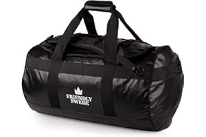 THE FRIENDLY SWEDE Borsone da Viaggio e Sport Convertibile in Zaino - Duffel Bag (capacità: 30l/ 60l/ 90l)