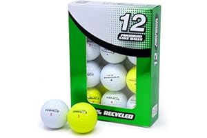 Second Chance Pinnacle Grade A Used Golf Balls - 12 Pack | Recycled Pinnacle Lake Golf Balls Lake Balls | Mixed Pinnacle Golf Balls for Exceptional Performance