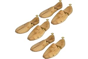 DynaSun 3x Horma de Calzado de madera Premium Ajustable LTH5 2-Way 41-42 Moldeador de cedro para Zapato Hombres Damas y Señoras