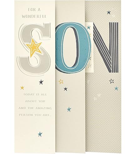 Tarjeta De Cumpleaños Con Texto En Inglés «Hijo In Law - 9 X 6 Pulgadas - Regal Publishing