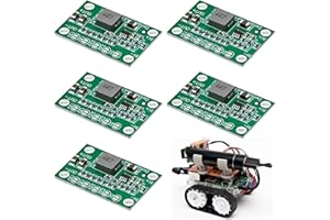 YIIWONI DC-DC Step Down Converter, 5 Pieces 5V-15V to 1.25V/1.5V/1.8V/2.5V/3.3V/5V Voltage Converter, Output Current of 3A Voltage Regulator, Buck Converter Applicable to 3D Printer, Clock, Gas Stove