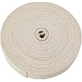 Trimz 10mtr roll of 30mm Ecru Cotton Webbing, Blend