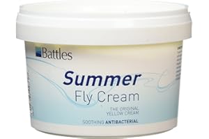 William Hunter Equestrian Battles Summer Fly Cream 400g - Soothing antibacterial fly repellent cream for horses and livestock