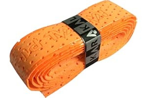 Karakal PU AIR Replacement Grips - Tennis - Squash (4, Orange)