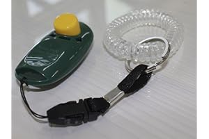 Karen Pryor i-Clicker & Spiralarmband (i-Clicker grün - Spiralarmband gelb)