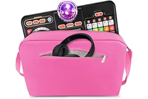 ANNMORE Torba kompatybilna z VTech Kidi DJ Mix Toy DJ Mixer, różowa
