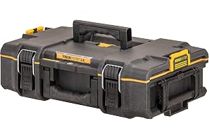 Dewalt Toughsystem 2.0 Box DS165 DWST83293-1 (liten verktygslåda för allmänt bruk, IP65-dammtät och stänksäker, två avtagbara