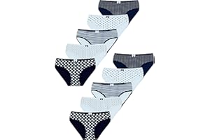 LOREZA ® 10 Culottes pour Filles Enfants en Coton 2-15 Età