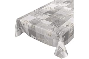 ‎ANRO ANRO Wachstuchtischdecke Wachstuch Wachstischdecke Tischdecke abwaschbar Industry Modern Used Look Industrie 100x140cm