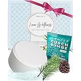 WALTZ 7 Set di Bombe da Doccia all’Abete Rosso, Bombe da Bagno con Olio Essenziale di Pino per il Benessere e il Relax, Vegan