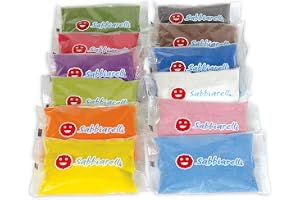 Sabbiarelli – Maxi Refill | 12 påsar med 350 g färgad