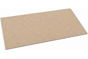 Floordirekt Hong Kong Pro smutsfångande matta, beige, 80 x 100 cm, halkfri baksidematta, TPE, slitstark dörrmatta för hall, h