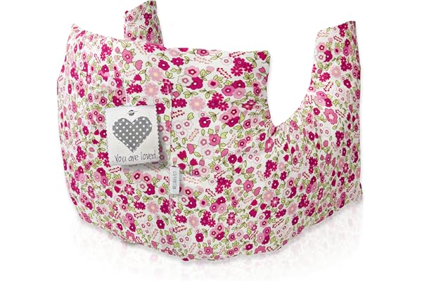 Oreiller post-mastectomie après opération du cancer du sein, césarienne ou réduction mammaire, accessoire post-chirurgical abdominoplastie, oreiller ceinture de sécurité, cadeau pour femme, fleur rose