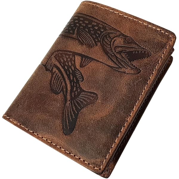 PORTAFOGLIO VINTAGE IN pelle di bufalo bloccante RFID pieghevole per