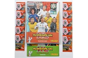 GENERISCH Panini Adrenalyn XL FIFA Women's World Cup 2023 Trading Cards - Portfolio Folder + 10 Packs Women World Cup