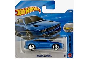Hot Wheels – Maserati Shamal – Factory Fresh 2/5 – JJH92 – kort – blå – Mattel 2026 – licensmodell – 1:64