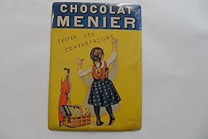 Éditions Clouet 29007 - Petite Plaque métal 15x21 cm Chocolat Menier - Petite Menier