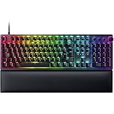 Razer Huntsman V2 (Purple Switch) - Optical Gaming Keyboard with Near-Zero Input Latency (Clicky Optical Switches, Doubleshot