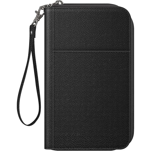 4 Pack Passport Holder Travel Wallet - RFID Blocking Waterproof Cover With Pen Holder For Men & Women