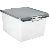 TATAY Aufbewahrungsbox Mit Deckel – 7 Liter, Transparent, BPA-frei – Mit Griffen & Stapelbar