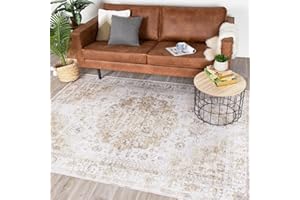 ‎FRAAI | HOME & LIVING FRAAI | Home & Living Teppich Vintage - Lago Grün Creme - Baumwolle, Polyester - Flachgewebe - Vintage - Orientalisch - Wohnzimmer, Esszimmer, Schlafzimmer - Carpet