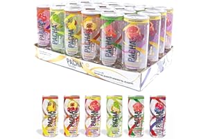 PACHA DRINK PACHA Zero Mix 24x Eau aromatisée pétillante sans sucre 250 ml (lot de 24)