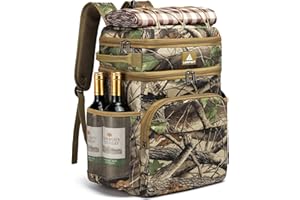 ‎LARIPWIT Laripwit Kühlrucksack 54 Dosen Thermo Kühltasche Rucksack Groß Isolierte Doppeldeck mit Kühlfach für Männer Frauen - Perfekte Picknick Reisen Camping Taktisch Strand