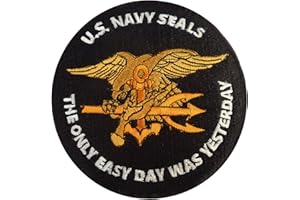 LEGEEON US Navy Seals The Only Easy Day Was Yesterday SOCOM DEVGRU Hook Patch