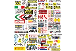 PANYI 90 Stück Motorrad Aufkleber,Wetterfeste Vinyl Aufkleber Sticker,Vinylaufkleber Sticker Geeignet für Motorräder,Skateboard,Auto,Rollerhelm und Geländemotorräder