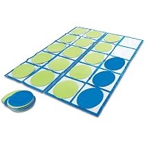 Learning Resources – Tapis De Sol à Grille De Dix Cases – Kit D'Activités Mathématiques – Dès 5 Ans