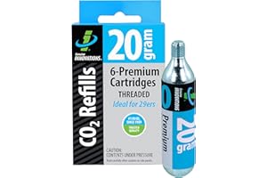 GENUINE INNOVATIONS Innovations Threaded CO2 Cartridges Set di 6