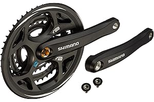 Shimano Altus FC-M311 - Guarnitura 48/38/28, colore: Nero