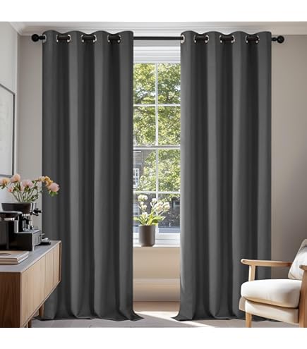 Deconovo - Cortinas Opacas Con Aislamiento Térmico Y