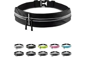 Fitgriff® Riñonera Running Deportiva - Cinturon Correr Hombre y Mujer - Porta Movil (para Todos los Smartphones) para Walking, Deporte