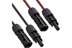 InLine Kabel solarny 6 mm², zestaw przedłużający, 3 m, w zestawie wtyczka solarna, MC4, czarny/czerwony, przedłużacz H1Z2Z2-K, fotowoltaiczny, odporny na działanie promieni UV i trwały, 95603