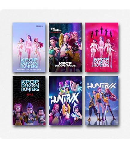 KPop Demon Poster Hunters Movie Musical Saja Boys Animated