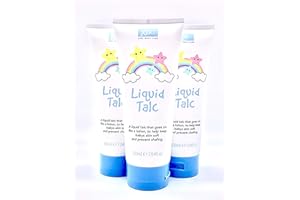 XBC Pacchetto talco liquido - 3 tubi da 200 g. Un talco liquido che agisce come una lozione. Mantiene la pelle del bambino morbida e previene gli sfregamenti