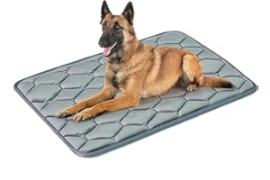 Geegoos XXL Lit pour Chien - Coussinet de Chenil Doux et Lavable, Tapis de Cage adapté à Une Cage de 48 Pouces pour Chiens de Très Grande Taille