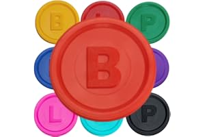 ‎SCHWABMARKEN SCHWABMARKEN 1000 Pfandmarken, Chips, Token Farbe Orange B