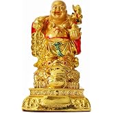 The Spiritual Living Resin Laughing Buddha On Frog | 7 Inch | Vastu & Feng Shui | Laughing Buddha for Good Luck | Money | Suc