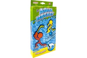 COMANSI - Aqua vattenset innehåller 1 uppblåsbar boll + 2 hockeyblad med nål. Enkel och säker att använda utomhus och inomhus