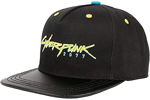 JINX Unisex Kinder Cyberpunk 2077 Baseballkappe, Schwarz, Einheitsgröße