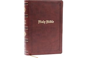 NKJV Bible: Personal Size Giant Print, Brown Leathersoft, Holy Bible, Red Letter, Comfort Print: New King James Version: New King James Version, ... Size, Giant Print, Red Letter, Comfort Print