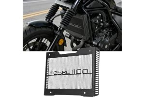 WOOGA Motorcykel kylargrill skydd vattenkylning kylare skydd tanknät skydd kompatibel med HO&NDA Rebel 1 100 CMX1100 CMX 1100