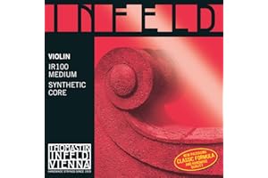 THOMASTIK-INFELD Thomastik Cordes Violon Infeld Noyau hybride, Jeu rouge 4/4 Medium