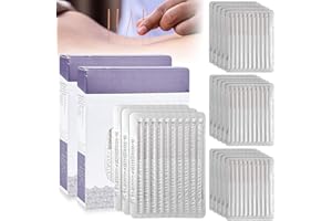WIYETY 300 Stück Professionelle Akupunkturnadeln: Akupunkturstift Chinesische Massage für Akupunkturpraktiker, 0.3mm Akupunkturnadeln aus Edelstahl, Akupunkturnadeltherapie für Lindern Sie Müdigkeit