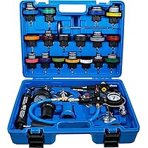 BGS 8038 - Kit Pompe à Vide Et Pression, Manomètre 0-3 Bar, Pour Purge Freins Et Tests