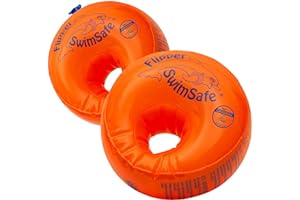Flipper SwimSafe - ausilio per il nuoto per bambini dai 12 mesi, ali d'acqua con nucleo infrangibile in schiuma PE per imparare a nuotare